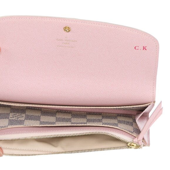 Louis Vuitton Emilie Envelope Wallet Damier Azur Canvas - Picture 6 of 6